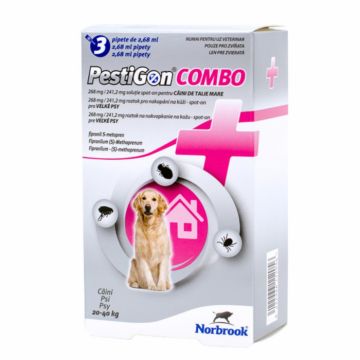 PestiGon Combo Dog L 268 mg 241,2 mg (20-40 kg) x 3 pipete