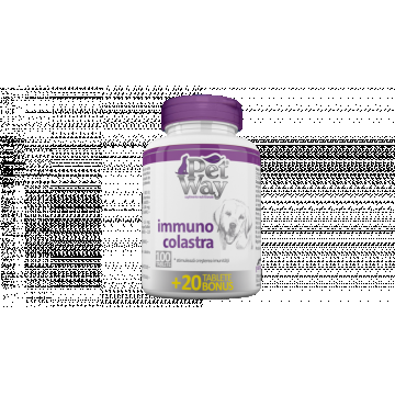 PetWay Immuno Colastra, 100 tablete + 20 BONUS de firma original