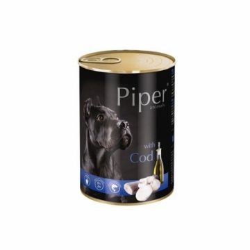 Piper Adult, Hrana Umeda, Carne de Cod, 400 g la reducere