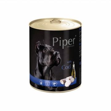 Piper Adult, Hrana Umeda, Carne de Cod, 800 g la reducere