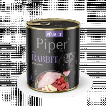 Piper Adult, Hrana Umeda, Carne de Iepure si mar, 800 g la reducere