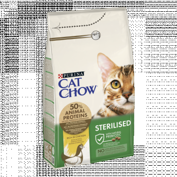 Purina Cat Chow Pisica Adult Sterilizat cu Pui - 1.5 kg