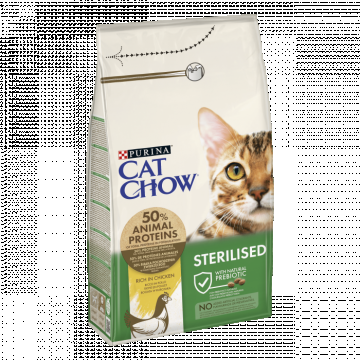 Purina Cat Chow Pisica Adult Sterilizat cu Pui - 1.5 kg ieftina