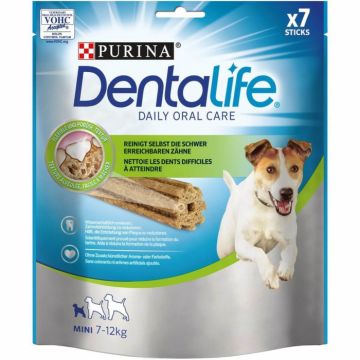 PURINA Dentalife Small, recompense delicioase pentru talie mica, 115 g ieftina