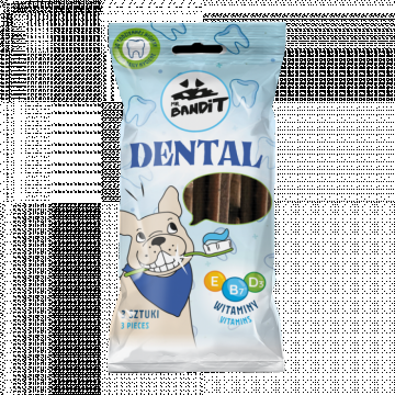 Recompense pentru caini Mr. Bandit DENTAL STICKS, 3 buc - 60 g