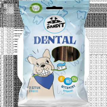 Recompense pentru caini Mr. Bandit DENTAL STICKS, 7 buc - 140 g ieftina