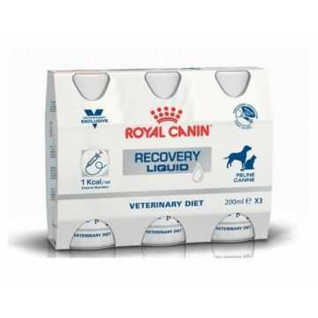 Royal Canin Recovery Lichid 3 x 200 ml ieftina