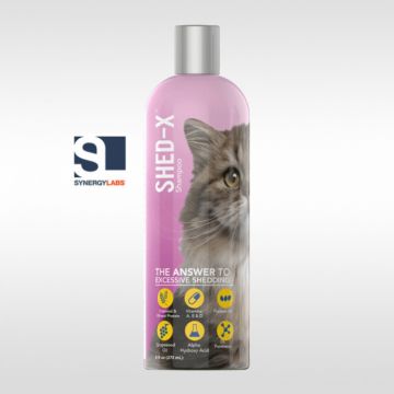 Sampon anti naparlire pentru pisici SHED-X, Synergy Labs, 237 ml