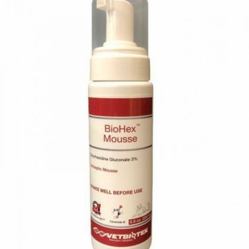 Spuma Clorhexidina 3%, VetBioTek BioHex, 200 ml