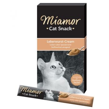 Recompensa pentru pisici Miamor Snack cu ficat 90 g