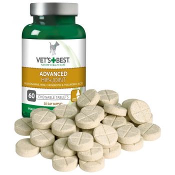 Vitamine pentru caini Vet's Best Advanced Hip Joint 60 tablete