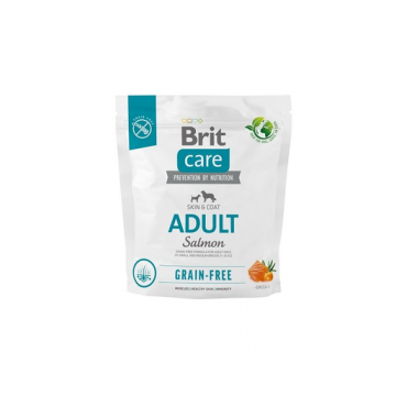 BRIT Care Grain-free Adult 1 kg Hrana uscata caini, cu somon si cartofi