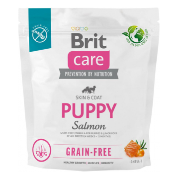 BRIT Care Grain-free Puppy 1 kg Hrana uscata pentru catei, cu somon