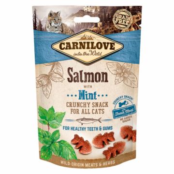 Carnilove Cat Crunchy Snack Salmon with Mint 50 g