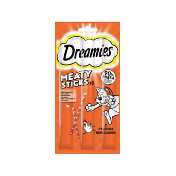 DREAMIES recompense pisici adulte, cu pui delicios 30 g