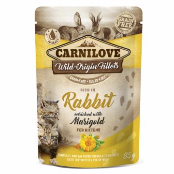 Hrana Umeda pentru pisici Carnilove cu Iepure, 1x85 g