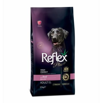 Hrana uscata pentru caini Reflex Plus Dog Adult cu Vita, 15 kg