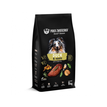 PAKA ZWIERZAKA Seven’th Heaven Duck & apple Adult 9 kg Hrana pentru caini, cu rata si mar