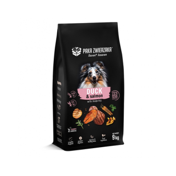 PAKA ZWIERZAKA Seven’th Heaven Duck & salmon Puppy 9 kg Hrana uscata catei, cu rata si somon