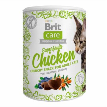 Brit Care Cat Snack Superfruits Chicken 100 g ieftina