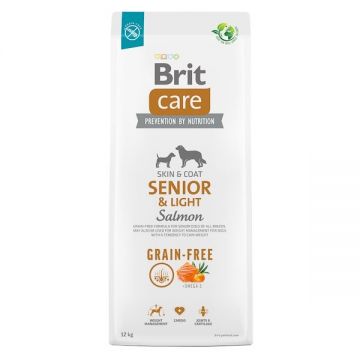 Brit Care Dog Grain-Free Senior & Light, 12 kg la reducere