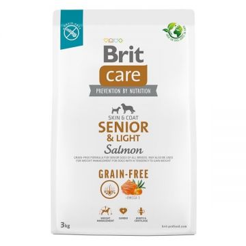 Brit Care Dog Grain-Free Senior & Light, 3 kg la reducere