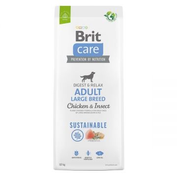 Brit Care Dog Sustainable Adult Large Breed, 12 kg la reducere