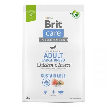 Brit Care Dog Sustainable Adult Large Breed, 3 kg la reducere