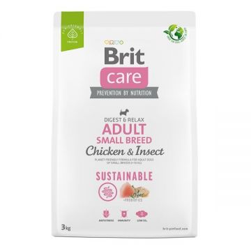 Brit Care Dog Sustainable Adult Small Breed, 3 kg la reducere