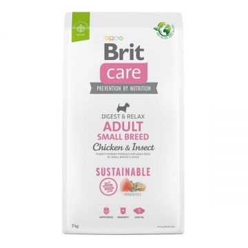 Brit Care Dog Sustainable Adult Small Breed, 7 kg la reducere