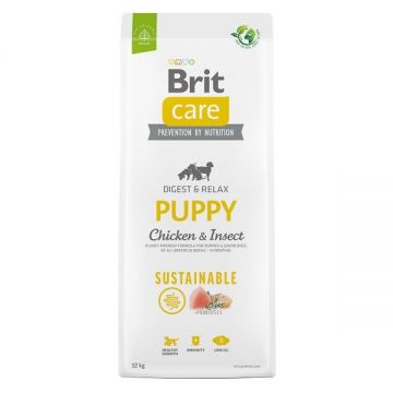 Brit Care Dog Sustainable Puppy, 12 kg la reducere