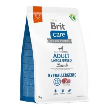 BRIT Care Hypoallergenic Adult Large Breed, L-XL, Miel, hrană uscată monoproteică câini, sistem imunitar & alergii, 3kg