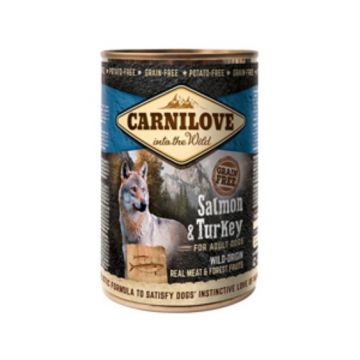 Carnilove Wild Meat Salmon and Turkey 400 g la reducere