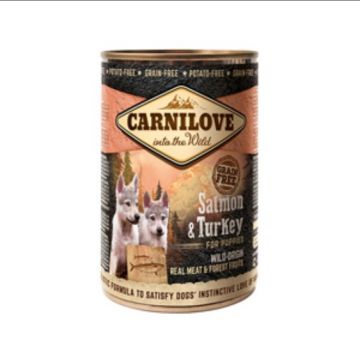 Carnilove Wild Meat Salmon and Turkey for Puppies 400 g ieftina