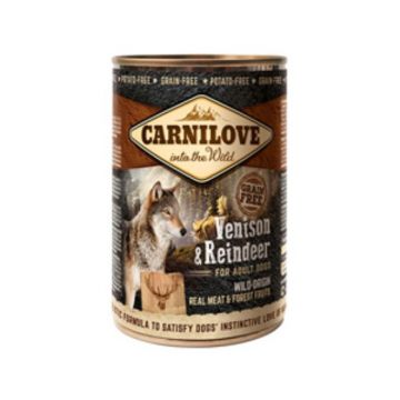 Carnilove Wild Meat Venison and Reindeer 400 g la reducere
