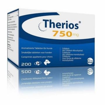 Folie Therios 750 mg, antibiotic, 10 comprimate