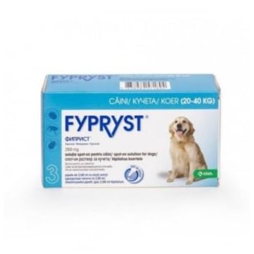 FYPRYST, deparazitare externă câini, pipetă repelentă, L(20 - 40kg), 3buc
