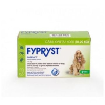 FYPRYST, deparazitare externă câini, pipetă repelentă, M(10 - 20kg), 3buc