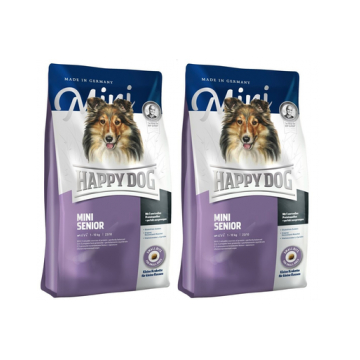 HAPPY DOG Mini Senior 8 kg (2 x 4 kg) Hrana caini seniori de talie mica