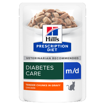 Hill's Prescription Diet M/D Feline Chicken, 85 g ieftina