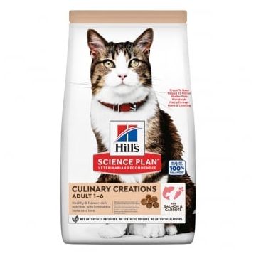 HILL'S Science Plan Culinary Creations, Somon și Morcov, hrană uscată pisici, 10kg
