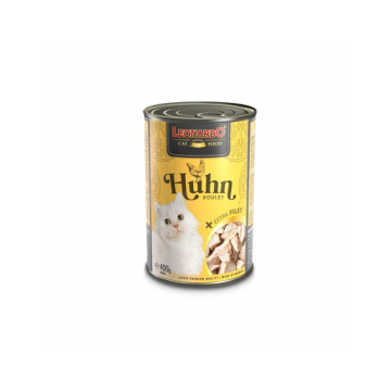 LEONARDO conserva cu pui, pentru pisici 6x400 g