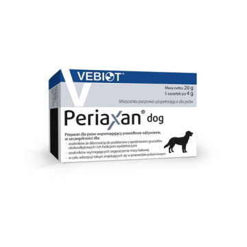 VEBIOT Periaxan dog Supliment caini, impotriva diareei 5 plicuri VEBIOT Periaxan dog Supliment caini, impotriva diareei 5 plicuri