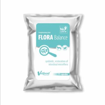 VetFood-Flora Balance, 15 capsule la reducere