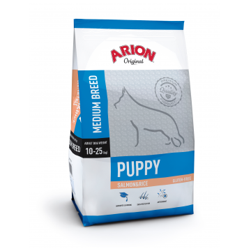Arion Original Puppy Medium cu Somon si Orez, 3 kg Arion Original Puppy Medium cu Somon si Orez, 3 kg