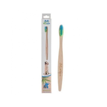 BE ECO My Eco Brush Periuta de dinti din bambus pentru caini si pisici BE ECO My Eco Brush Periuta de dinti din bambus pentru caini si pisici