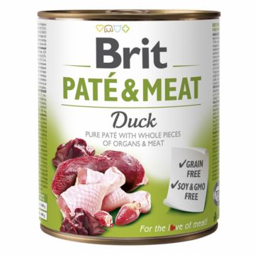 Brit Pate and Meat Duck 800 g ieftina
