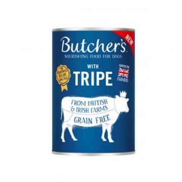 BUTCHER'S Original, XS-XL, Burtă, conservă hrană umedă fără cereale câini, (pate), 400g