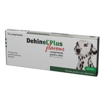 Deparazitare Dehinel Plus Flavour, 10 comprimate