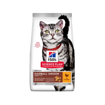 HILL'S Science Plan Feline Adult "HBC for indoor cats" Chicken Hrana pisici de interior, cu pui 10 kg